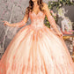 Embroidery Strapless Sweetheart Quinceanera Dress by GLS by Gloria - GL3235