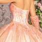 Embroidery Strapless Sweetheart Quinceanera Dress by GLS by Gloria - GL3235