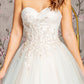 Strapless Sweetheart A-Line Women Formal Dress by GLS by Gloria - GL3244 - Special Occasion/Curves
