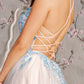 Embroidery Illusion Sweetheart Leg Slit Women Formal Dress by GLS by Gloria - GL3251 - Special Occasion/Curves