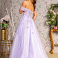 Butterfly Off Shoulder A-Line Women Formal Dress by GLS by Gloria - GL3296 - Special Occasion/Curves
