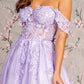 Butterfly Off Shoulder A-Line Women Formal Dress by GLS by Gloria - GL3296 - Special Occasion/Curves