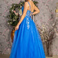 Jewel 3-D Flower Scoop Neck Women Formal Dress by GLS by Gloria - GL3309 - Special Occasion/Curves