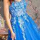 Jewel 3-D Flower Scoop Neck Women Formal Dress by GLS by Gloria - GL3309 - Special Occasion/Curves