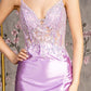 Embroidery Satin Mermaid Women Formal Dress by GLS by Gloria - GL3330 - Special Occasion/Curves