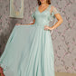 Embroidery Chiffon Sweetheart Women Formal Dress by GLS by Gloria - GL3352 - Special Occasion/Curves