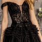 3D Flower Off Shoulder A-Line Women Formal Dress by GLS by Gloria - GL3391 - Special Occasion/Curves