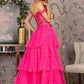 3D Flower Off Shoulder A-Line Women Formal Dress by GLS by Gloria - GL3391 - Special Occasion/Curves
