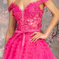 3D Flower Off Shoulder A-Line Women Formal Dress by GLS by Gloria - GL3391 - Special Occasion/Curves