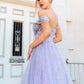 Sequin Embroidery V-Neckline Women Formal Dress by GLS by Gloria - GL3398 - Special Occasion/Curves