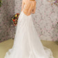 Embroidery Straight Across Neckline Women Bridal Dress by GLS by Gloria - GL3417 - Special Occasion/Curves