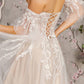 Sheer Bodice Sweetheart Women Bridal Dress by GLS by Gloria - GL3427 - Special Occasion/Curves