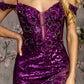 3-D Flower Sequin Mermaid Women Formal Dress by GLS by Gloria - GL3436 - Special Occasion/Curves