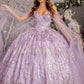 Jewel 3D Butterfly Off The Shoulder Quinceanera Dress by GLS by Gloria - GL3451