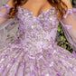 Jewel 3D Butterfly Off The Shoulder Quinceanera Dress by GLS by Gloria - GL3451
