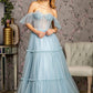 Sequin Sweetheart Neckline Women Formal Dress by GLS by Gloria - GL3453 - Special Occasion/Curves