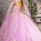 Sheer Bodice Strapless Sweetheart Quinceanera Dress by GLS by Gloria - GL3467