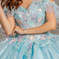 3D Butterfly Sweetheart Neckline Quinceanera Dress by GLS by Gloria - GL3483