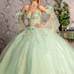 3D Flower Sweetheart Neckline Quinceanera Dress by GLS by Gloria - GL3486