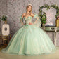 3D Flower Sweetheart Neckline Quinceanera Dress by GLS by Gloria - GL3486