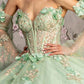 3D Flower Sweetheart Neckline Quinceanera Dress by GLS by Gloria - GL3486