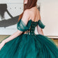 Embellished Glittet Sweetheart Neckline Quinceanera Dress by GLS by Gloria - GL3502