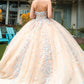 Embellished Glitter Sweetheart Neckline Quinceanera Dress by GLS by Gloria - GL3504