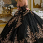 Sequin Sweetheart Neckline Quinceanera Dress by Elizabeth K - GL3640
