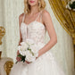 Beads Sweetheart Neckline Tulle Wedding Gown GLS by Gloria - GL3660