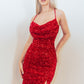 Sequin Sweetheart Neckline Cocktail Dress by Elizabeth K - GS3087 - Short/Curves