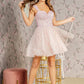 Elizabeth K - GS3187 - Butterfly Applique Sweetheart Neckline Cocktail Dress - Short