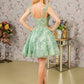 Elizabeth K - GS3187 - Butterfly Applique Sweetheart Neckline Cocktail Dress - Short