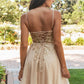 Elizabeth K - GS3507 - Embellished Sequin Sweetheart Neckline Cocktail Dress - Short