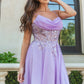 Elizabeth K - GS3507 - Embellished Sequin Sweetheart Neckline Cocktail Dress - Short