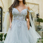 Elizabeth K - GS3513 - 3D Flower Sweetheart A-Line Cocktail Dress - Short