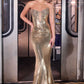 Illusion Neckline Mermaid Gown By Ladivine J894 - Women Evening Formal Gown - Special Occasion