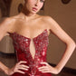 Illusion Neckline Mermaid Gown By Ladivine J894 - Women Evening Formal Gown - Special Occasion