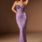 Embellishment Strapless Sheath Gown By Ladivine J903 - Women Evening Formal Gown - Special Occasion