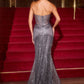 Embellishment Strapless Sheath Gown By Ladivine J903 - Women Evening Formal Gown - Special Occasion
