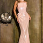 Fully Sequin Strapless Neckline Gown By Ladivine J905 - Women Evening Formal Gown - Special Occasion