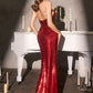 Fitted Strapless Sheath Gown By Ladivine J910 - Women Evening Formal Gown - Special Occasion