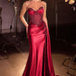 Strapless Sweetheart Neckline Gown By Ladivine KV1131 - Women Evening Formal Gown - Special Occasion
