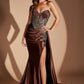 Strapless Sweetheart Neckline Gown By Ladivine KV1131 - Women Evening Formal Gown - Special Occasion