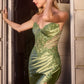 Strapless Sweetheart Neckline Gown By Ladivine KV1132 - Women Evening Formal Gown - Special Occasion