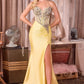 Off Shoulder Neckline Mermaid Gown By Ladivine KV1144 - Women Evening Formal Gown - Special Occasion