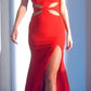Sexy Cut Out Slit Women Formal Gown By Ladivine CH129 - Special Occasion