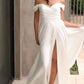 Off The Shoulder A-Line Bridal Gown by Ladivine 7493W