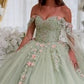 Cape Sleeve Off The Shoulder Quinceanera Ball Gown By Ladivine 15716