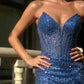 Strapless Sequin Mermaid Gown By Ladivine CD0214 - Women Evening Formal Gown - Special Occasion