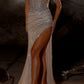 Embellished Off The Shoulder Gown by Cinderella Divine CD848 - Special Occasion/Curves